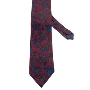 CHRISTIAN DIOR Monsieur Mens 100% Silk Tie Necktie Abstract Oversized